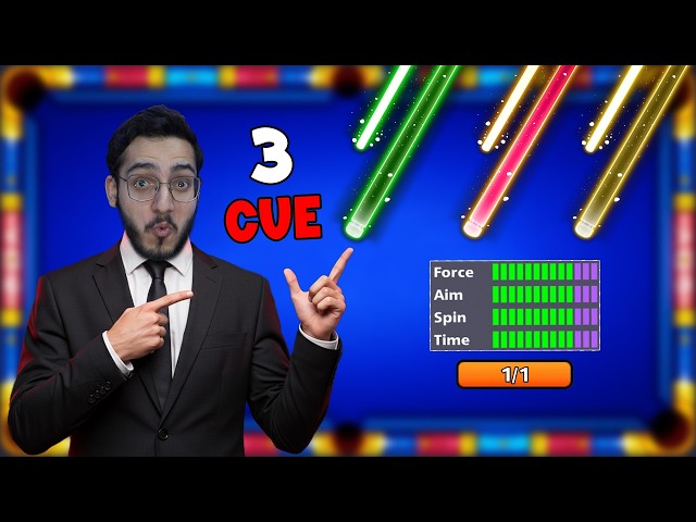 3 CUES LEVEL MAXED IN 8 BALL POOL 😱‼️