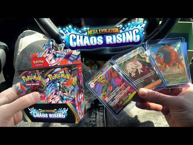 POV I Bought a Chaos Rising Booster Box for my Lunch Today! #pokemontcg