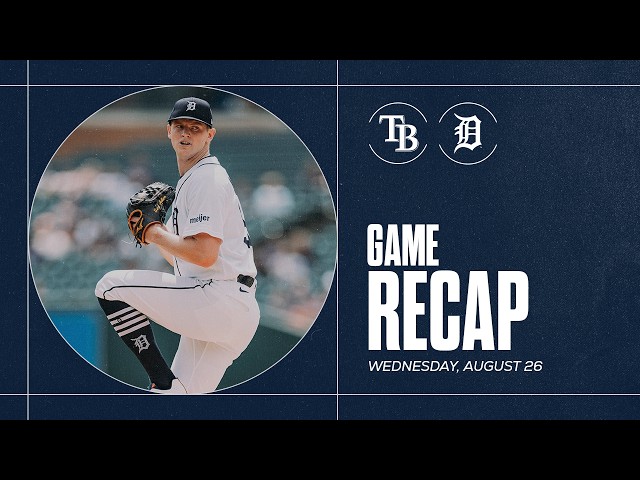 Rays vs. Tigers Game Highlights (8/26/26) | MLB Highlights