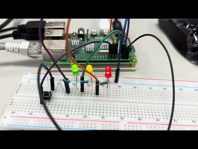 用程式控制LED燈的明滅