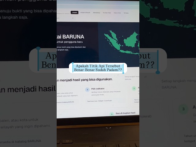 Cara Pemantauan Titik Api #gis #map #arcgispro #webdesign #fyp #tutorial #kalimantan #kebakaran #api