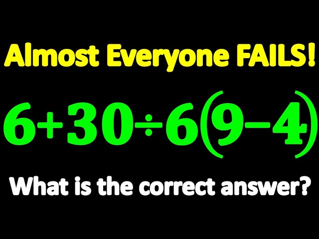 This Amazing Math Question Is Fooling Almost Everyone! Will You?