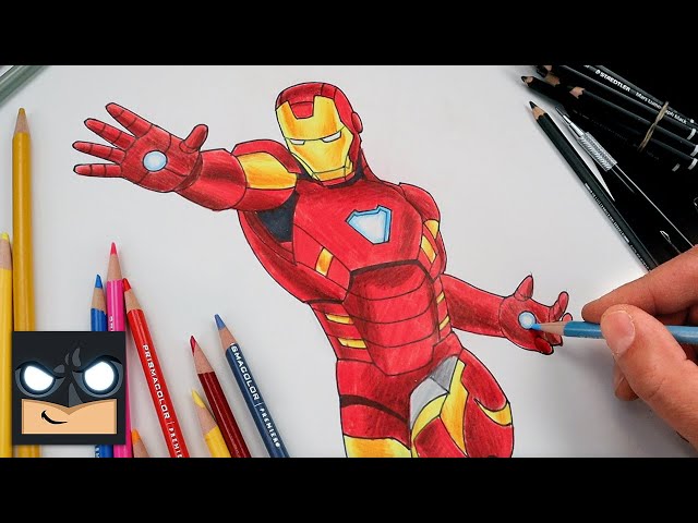 How To Draw Iron Man MK 85 | Draw & Color Tutorial