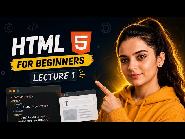 HTML5 Tutorial for Beginners in Hindi | Introduction to HTML | Python Full Stack Development #1