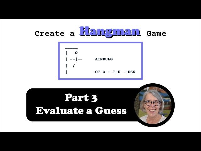 Create a Hangman Game: TG15.3  Index of Next Character
