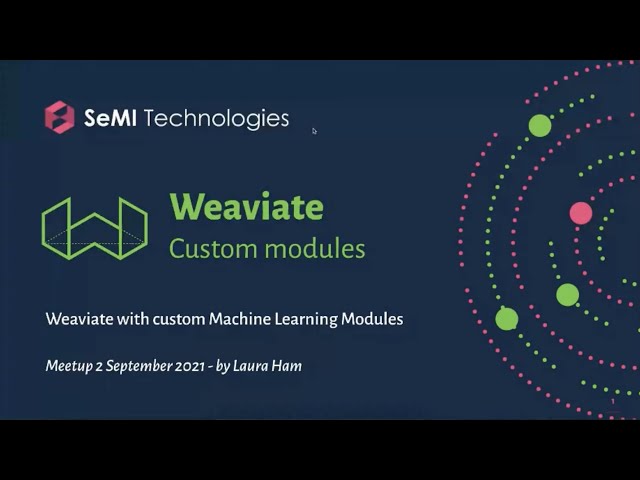 How to create custom modules in Weaviate?