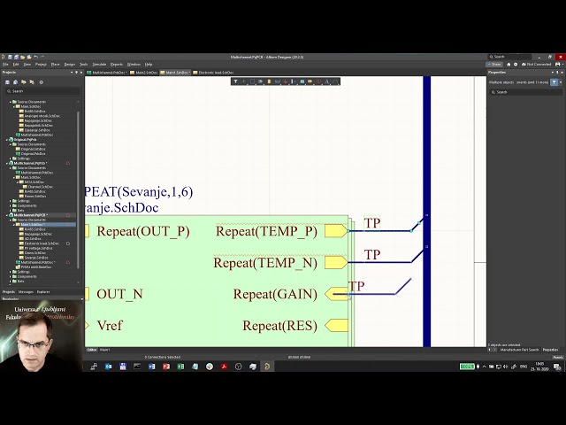 Altium Schematics #03: Multichannel design using REPEAT function