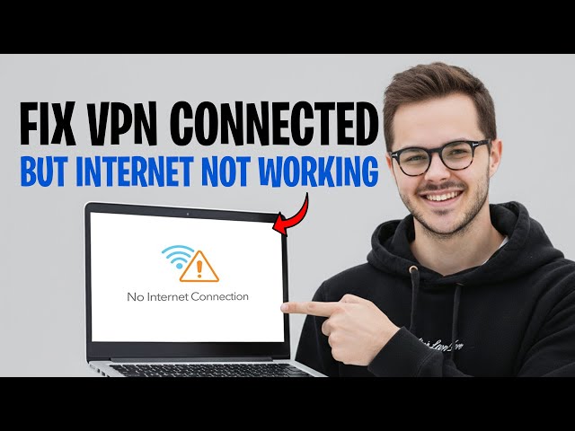 VPN Connected But Internet Not Working Laptop/PC [EASY SOLUTION] ✅