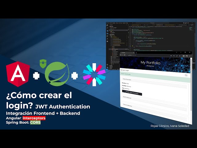 ¿Cómo crear el login? Angular + Spring Boot + JWT Authentication