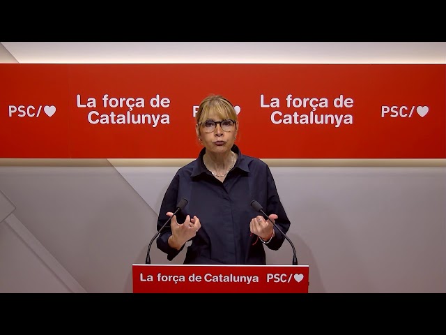 🔴 DIRECTE: Roda de premsa PSC 13/07/2026