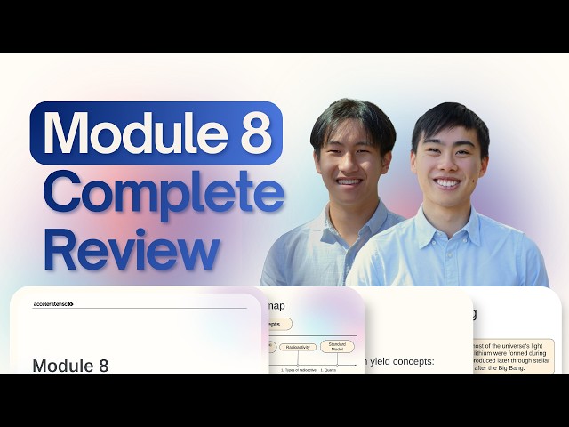 99.95 ATAR teaches you ALL of HSC Physics Module 8 in 155 minutes