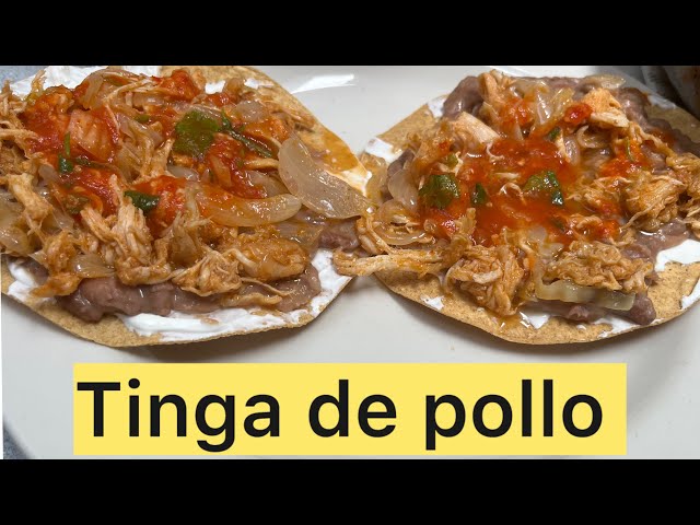 Como hacer la TINGA más fácil rapida #comidasrapidasyfacilesdehacer 