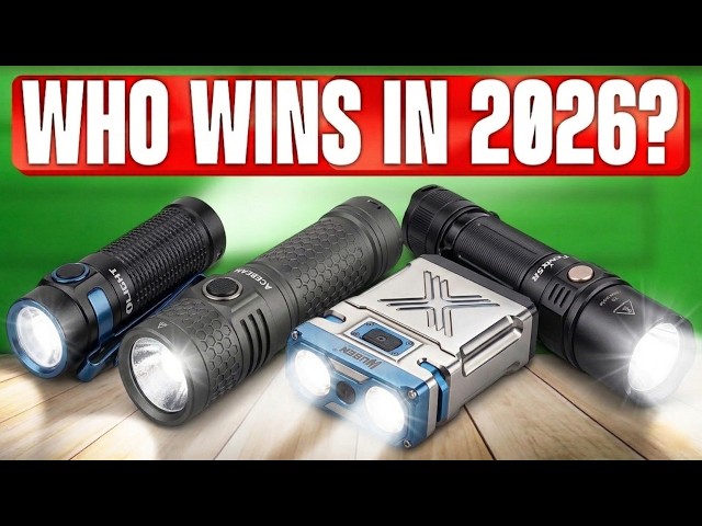 ✅ 7 Best BUDGET EDC Flashlights on Amazon [2026] For Hiking, Camping & Home Use / Tactical, Portable