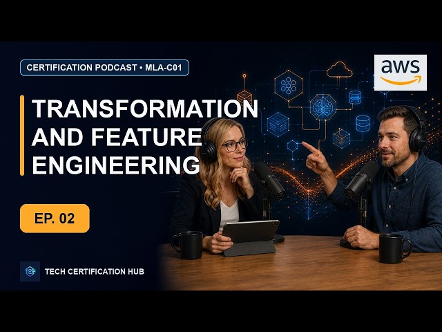 Transformation and feature engineering | AWS MLA-C01 — Ep. 02