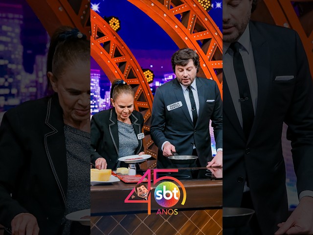 The legendary Silvio Santos steak 🥩😋 #humor #danilogentili #thenoite #sbt