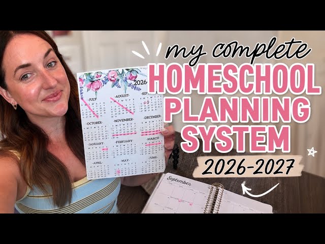MY ENTIRE HOMESCHOOL PLANNING SYSTEM 2026-2027 STEP BY STEP✅