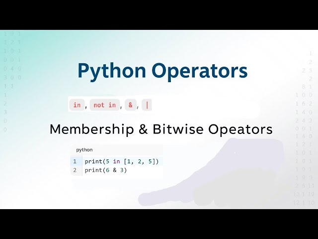 Python Operators Explained|: Part 2
