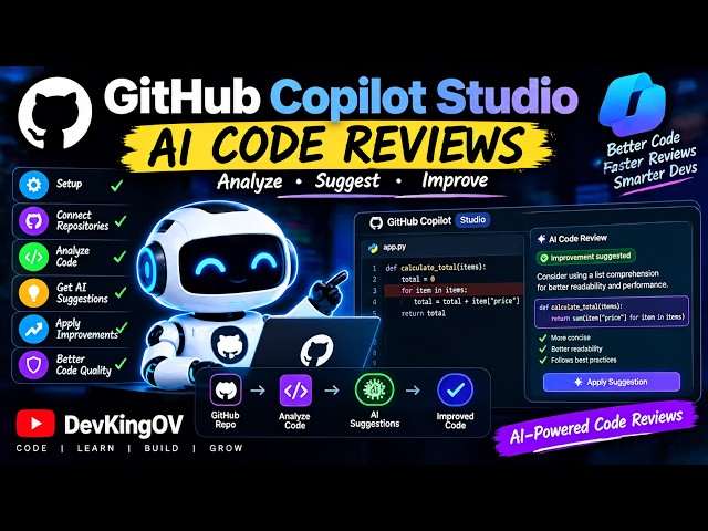 GitHub Copilot Studio: AI Code Reviews in Action