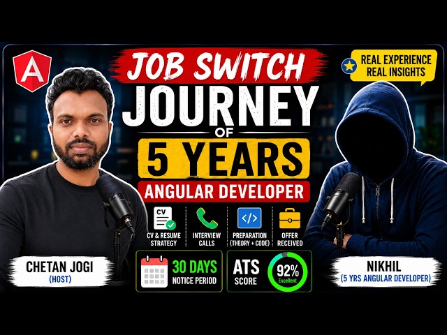 How He Got Job Offer with 5 Years Experience & 30 Days Notice Period