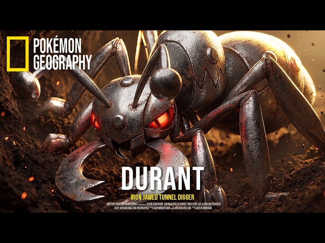 NatGeo: Subterranean Foundry | Durant - The Iron Jawed Tunnel Digger (Real-Life Pokémon)