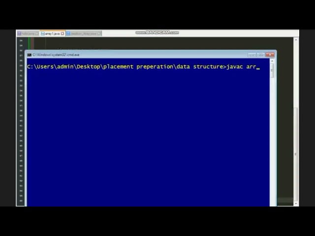 insertion in Java (array)