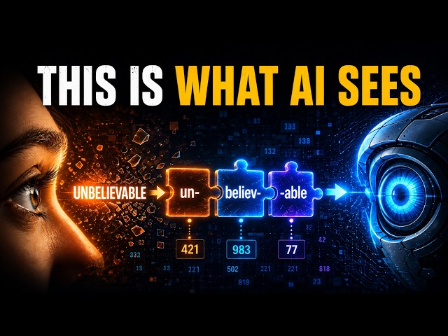 Why AI Doesn't Read Your Words... (AI Tokens Explained)
