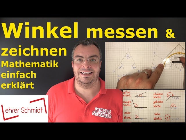 Measuring angles - Drawing angles | Mathematics - simply explained | Lehrerschmidt