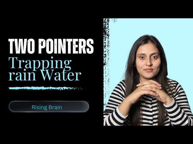 Trapping Rainwater Problem – Brute Force and Optimized Two-Pointer Approach Explained