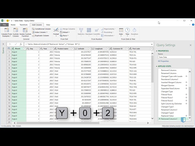 Adding a Custom Column in Power Query