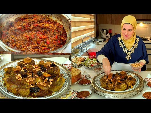 للعيد والعراضات اللحم بالبرقوق مدغمر غير ب 2 بصلات بطريقة تاكلي صبعانك من وراه مع زعلوك 10 دقائق خطي