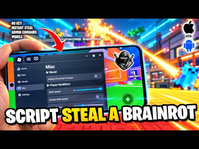 Steal a Brainrot Script Mobile - How to Get Steal a Brainrot Roblox Script (iOS Android) NO KEY