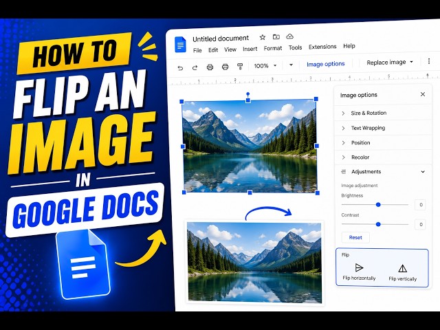 How to Flip an Image in Google Docs [ step-by-step guide ]