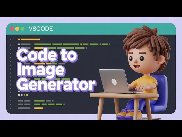 Build a Source Code to Image Generator in Browser with HTML CSS JavaScript - No Frameworks Needed