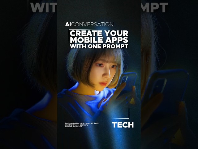 Create ANY MOBILE APP With 1 PROMPT