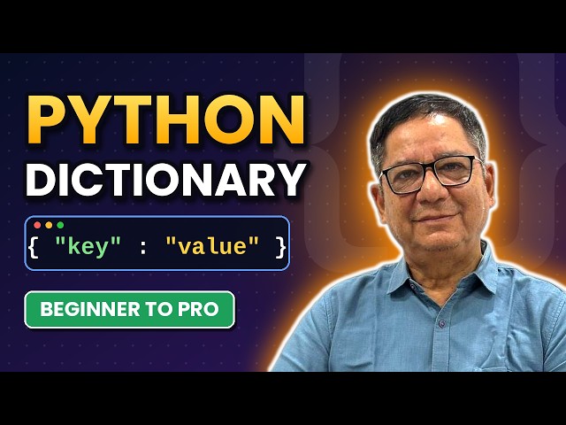 Stop Using Lists Everywhere! Master Python Dictionaries & Methods 🔥
