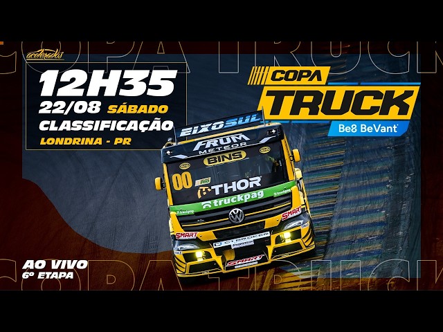 COPA TRUCK LIVE WITH FOOTAGE - Qualifying - LONDRINA/PR - Saturday (08/22) - 12:35 PM