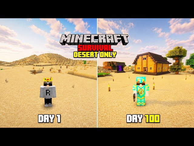 I Survived 100 Days In Desert 