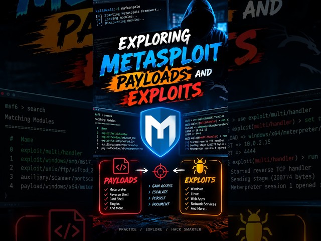 Exploring Metasploit: Payloads & Exploits | Ethical Hacking 🔴