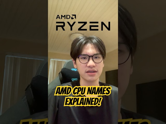 AMD CPU Names EXPLAINED! #pcguide #pc #cpu #amd