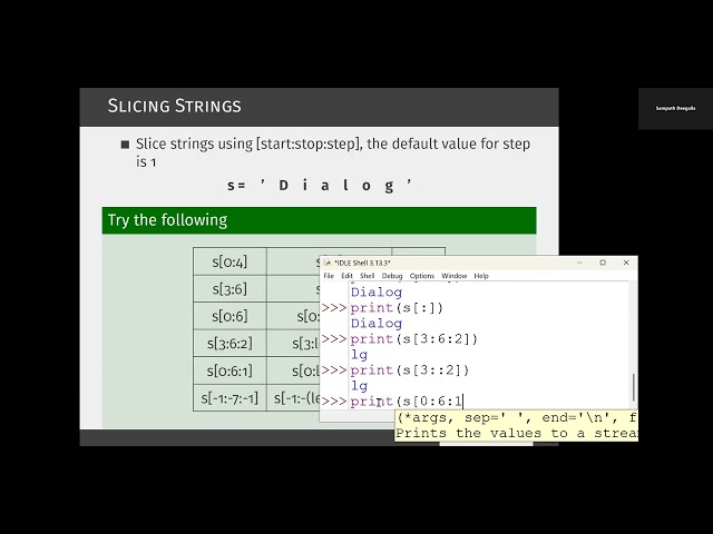 CO1010 Programming for Engineers I - Strings in Python