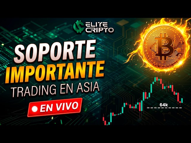 Si BITCOIN Quiere Seguir Rebotando Debe Mantener los 64,000!