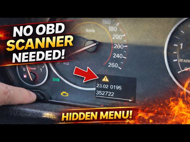 BMW Hidden Menu: Scan Fault Codes Without OBD Scanner