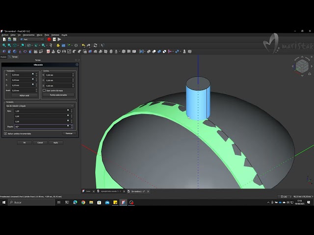 Mezclando Part y Part Design en FreeCAD v1.02