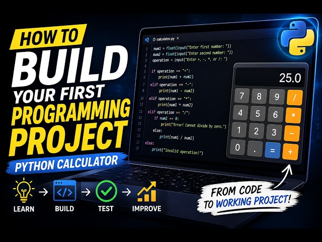 How to Build Your First Python Project | Beginner Tutorial