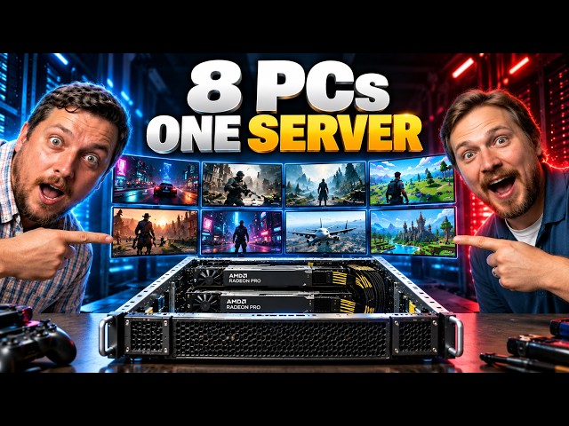 We Turned ONE Server Into 8 Gaming PCs.