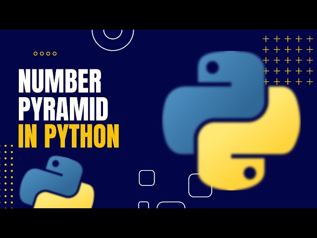 Number Pyramid in Python | Complete Beginner Tutorial | 2023