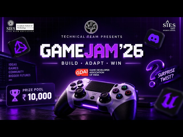 Cognition GameJam 2026 | Free Game Development Hackathon | ₹10,000 Prize Pool