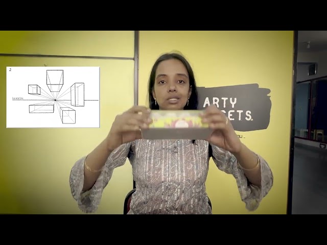 Learn 1 point perspective with Subhashree