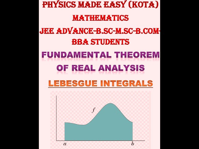 Fundamental theorem real analysis; sequence of real numbers; measurable function in measure theory;