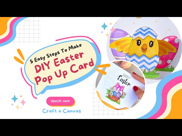 5 Easy Steps to Make a Cute DIY Easter Pop Up Card